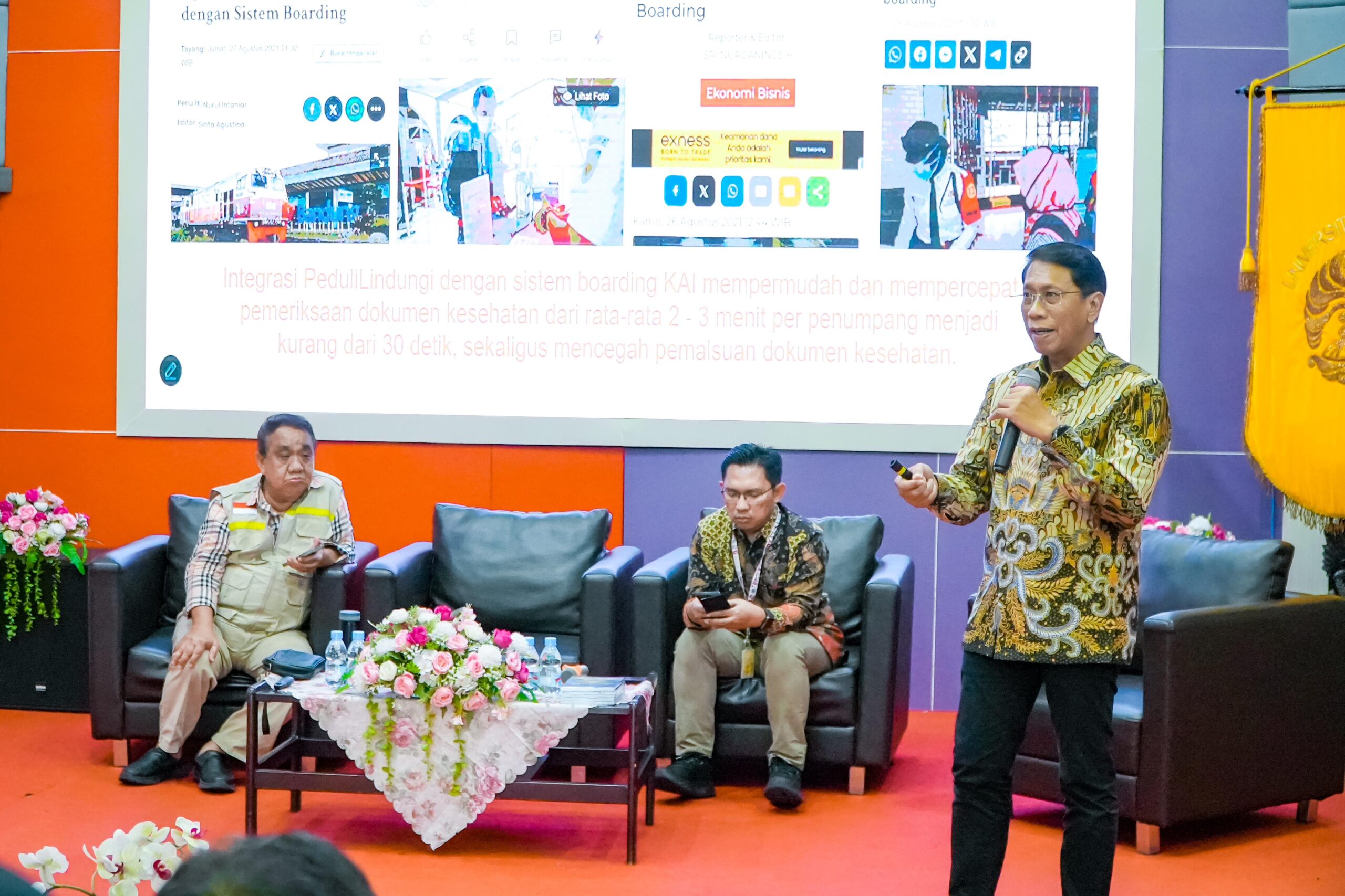 KAI Pimpin Inovasi Pelayanan Publik Berkelanjutan dalam CEO Talks FIA UI